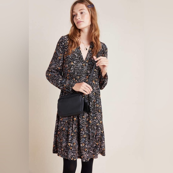 MAEVE - by Anthropologie Long Sleeve Floral Dress  Size  Small - Picture 1 of 8